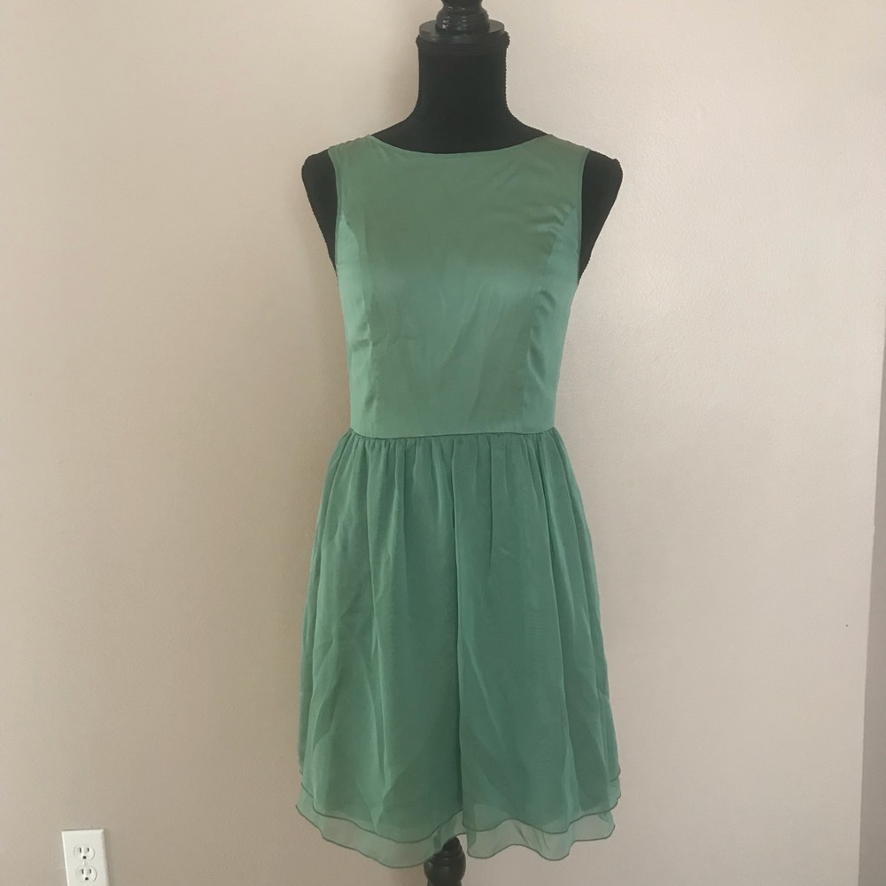 Pastel green dress